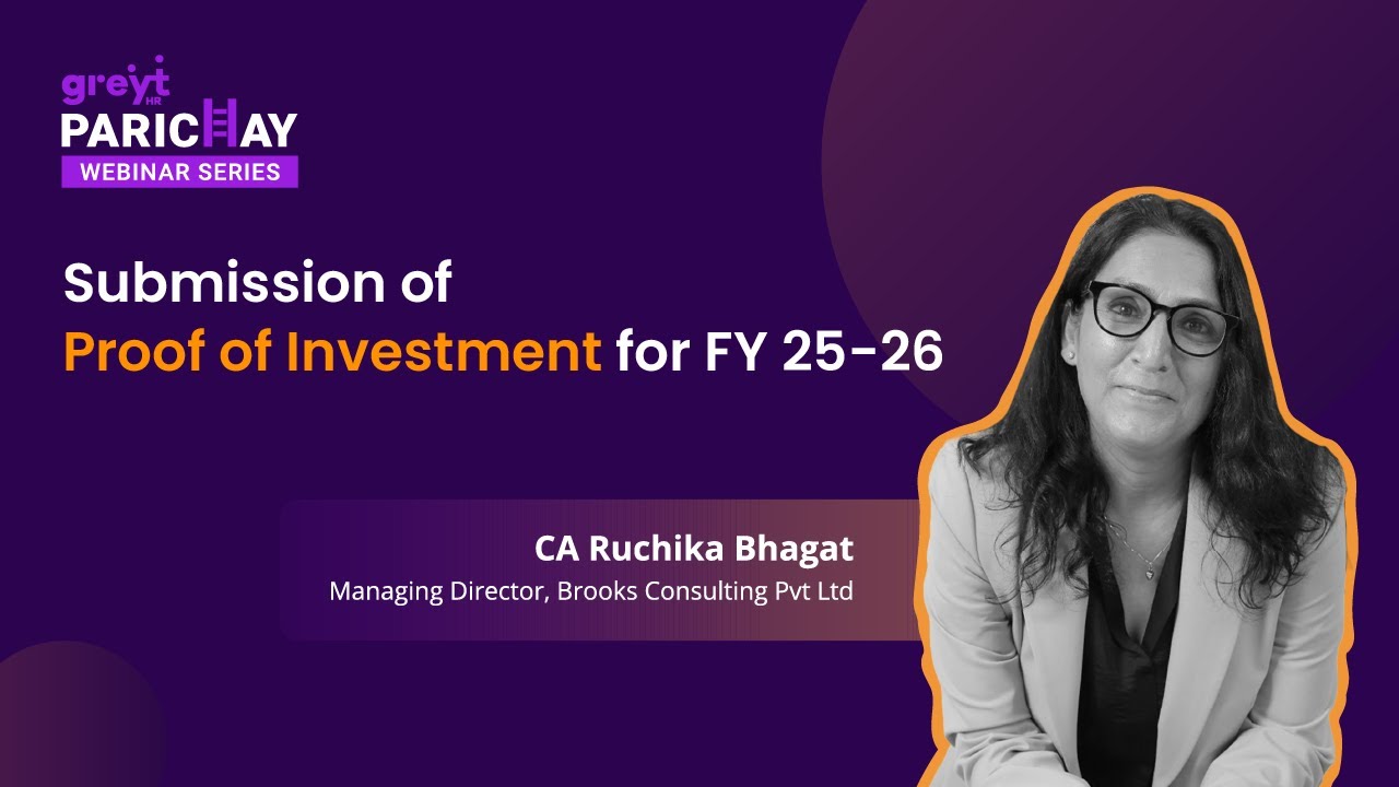 Submission of Proof of Investment for FY 25-26 | Parichay Webinar | greytHR