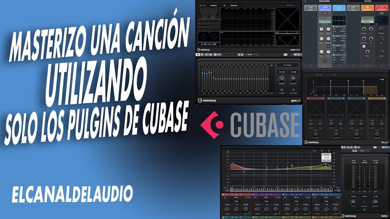 Masterizo una canción utilizando solamente los Plugins nativos de Cubase   Nuendo 😳