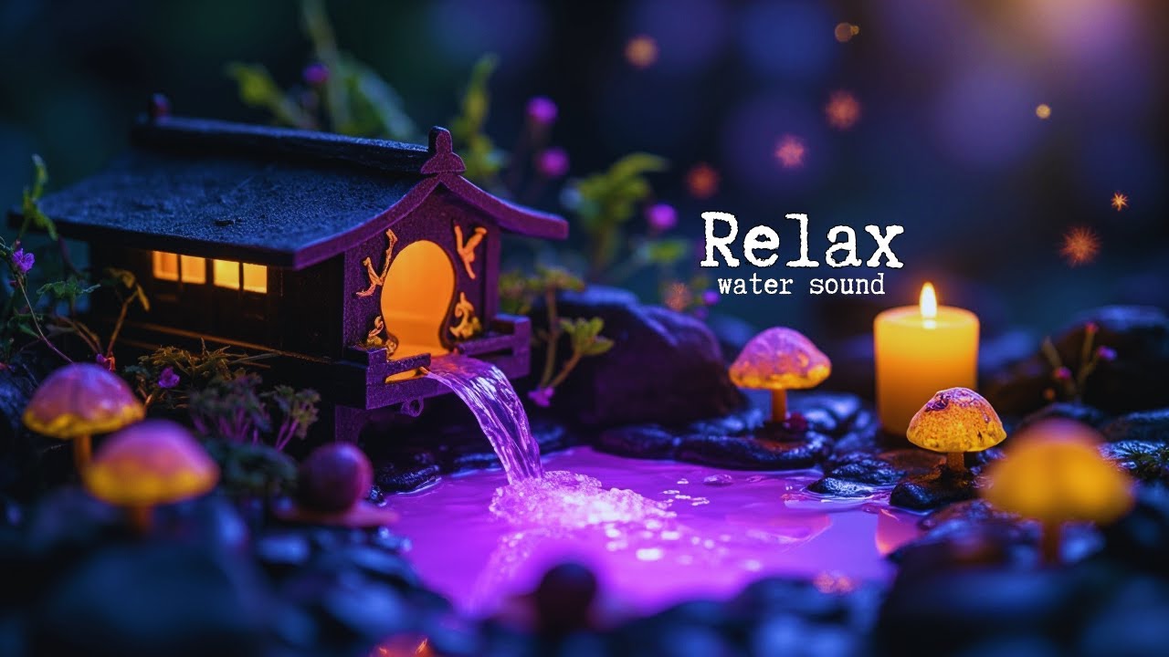 Calming Piano Music and Soothing Water Sounds 🌿 Deep Sleep & Stress Relief Therapy, Meditation Music