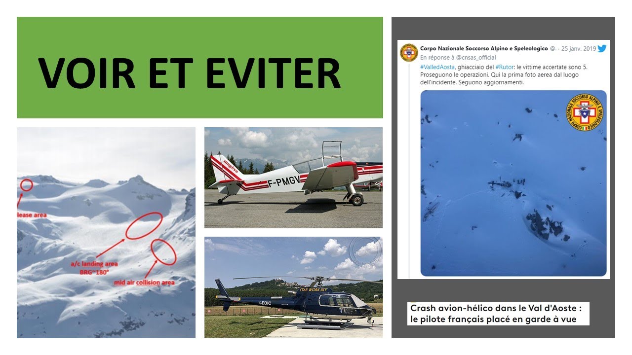 COLLISION ENTRE UN HELICOPTERE ET UN AVION. VOIR ET EVITER?