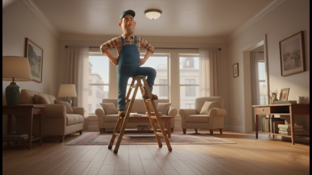 Midnight Pursuit | Renovation Madness, Pt. 3: The Final Stretch | Pixar Slapstick Comedy