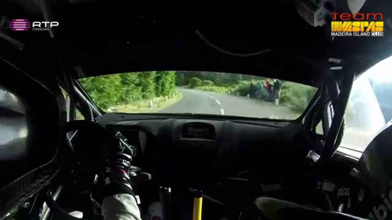 Onboard Bernardo Sousa - Hugo Magalhães Ford Fiesta R5 Pec 10 Rali Vinho Madeira 2014