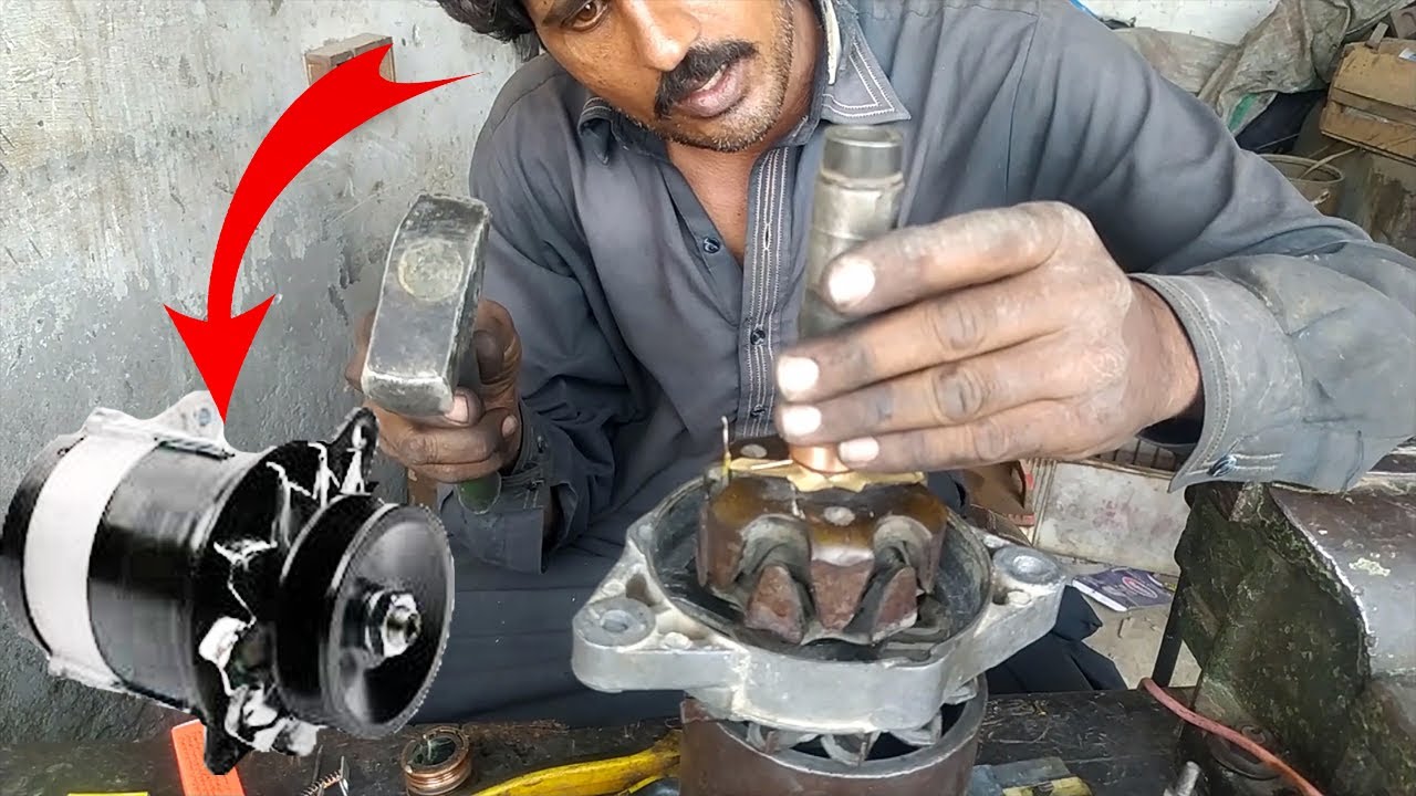 Tractor Generator Repairing & Restoration | How to Repair Car Generator