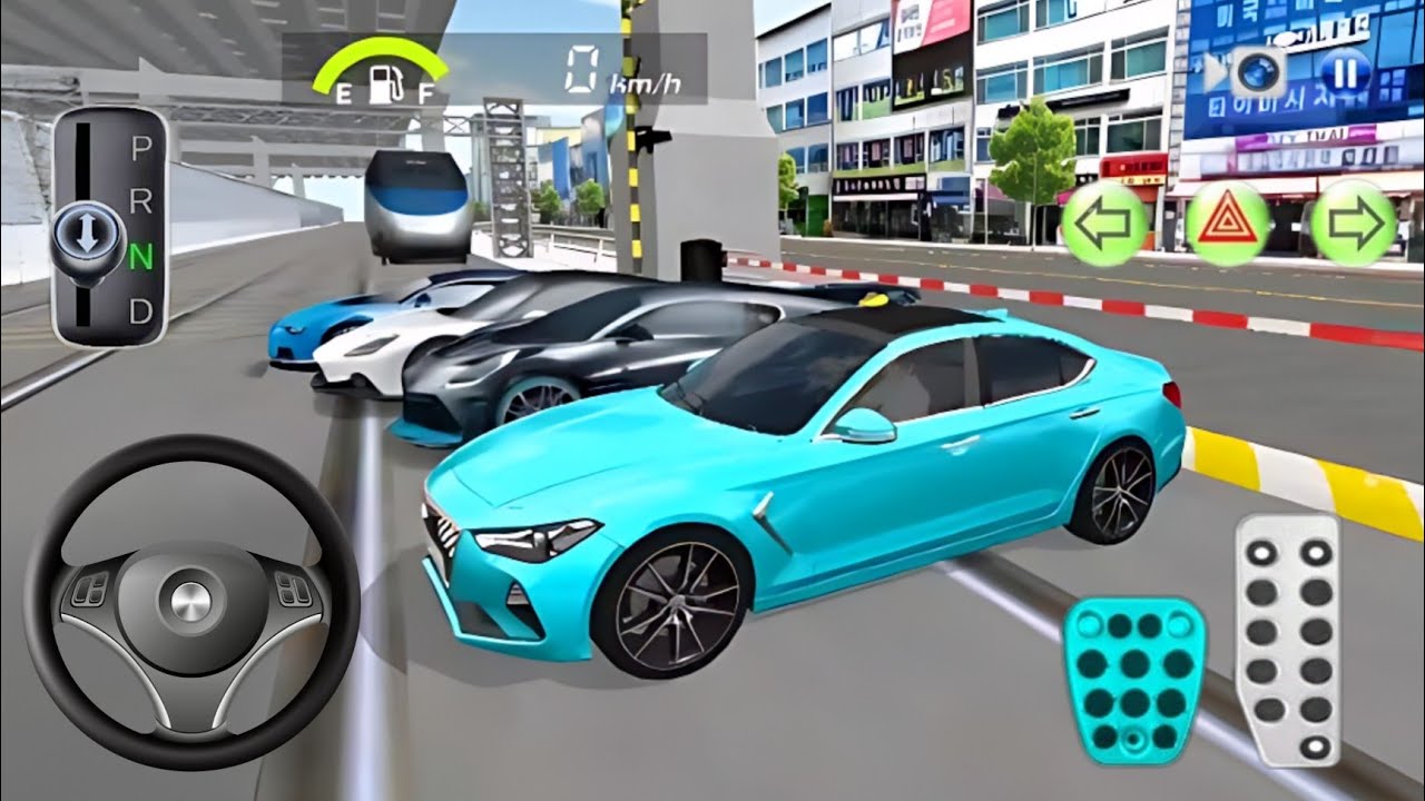 New Mercedes G63 & Supercars vs bullet Train🚄🚘3D Driving Class 2026 - Android IOS Gameplay