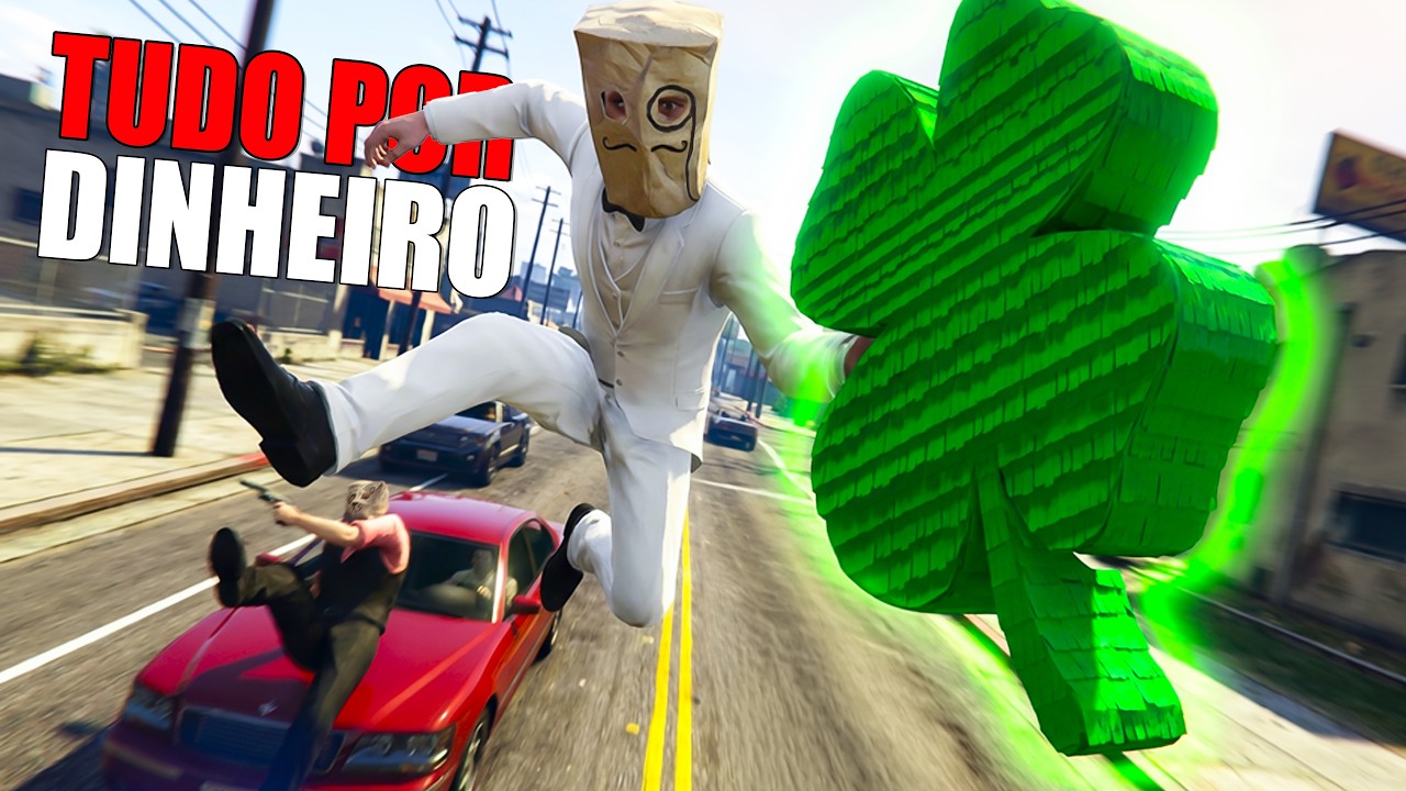Corrida pelo POTE DE OUTRO no Gta 5 Online Momentos Engraçados!