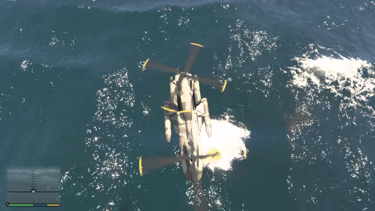 GTA 5, Misión del cargobob y el submarino.