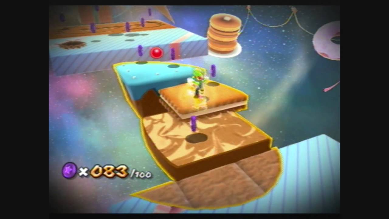 Super Mario Galaxy 2 - Sweet Mystery Galaxy - Bulb Berry's Purple Coin Glow