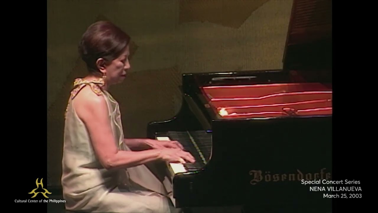 Nena Del Rosario Villanueva's March 25, 2003 Solo Concert at the Cultural Center of the Philippines