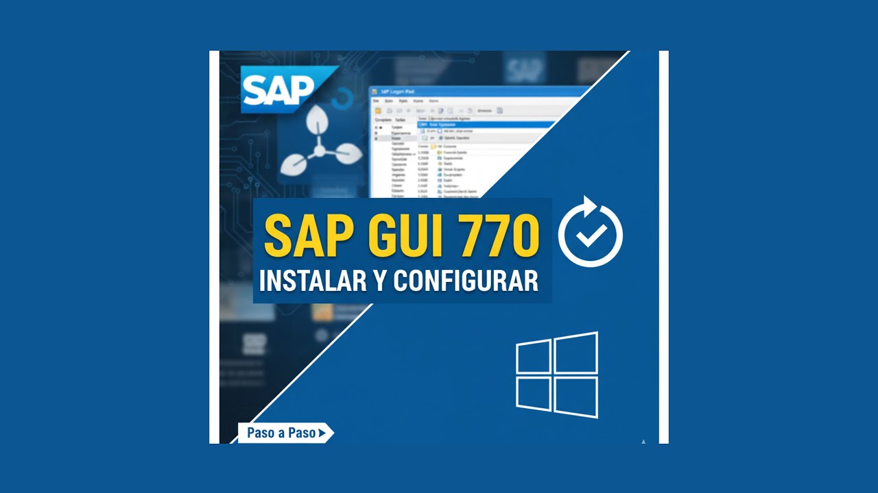 Guía COMPLETA: Instalar y Configurar SAP GUI 770 en Windows (Paso a Paso)