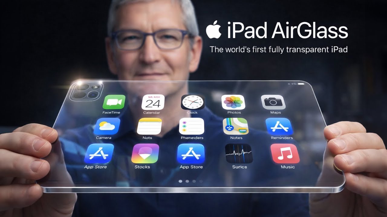 CONFIRMED: Apple&rsquo;s First Transparent iPad AirGlass Is Entering the Market in 2026