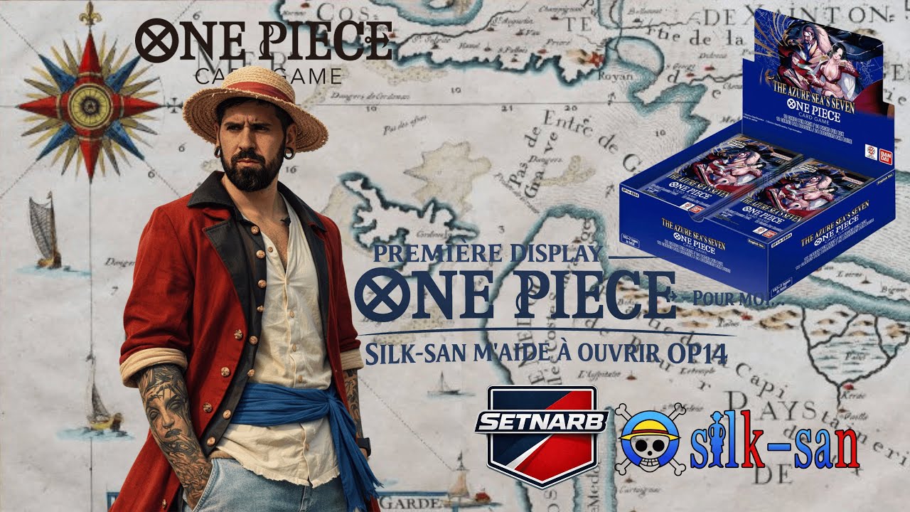 Première display ONE PIECE — Pour moi…  --- Silk-San m’aide à ouvrir OP14