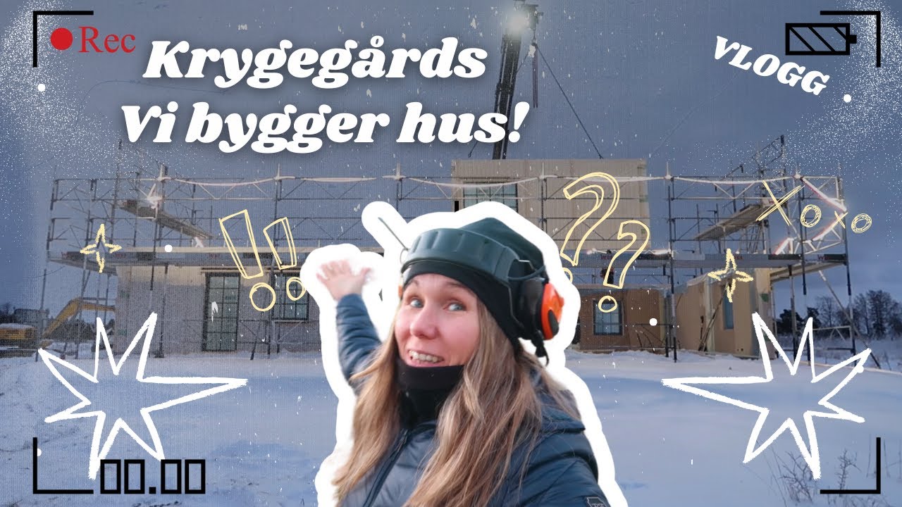 Villa Krygegård föds, häng med från vägbygge till husresning | VLOGG