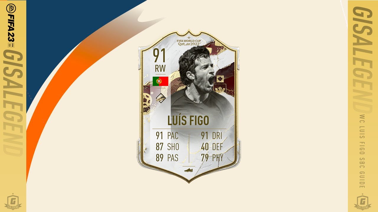 FIFA 23 World Cup Icon Luis Figo SBC Guide &ndash; 91 Rated, 550k Spend & 65k Pack Return &ndash; Worth It?