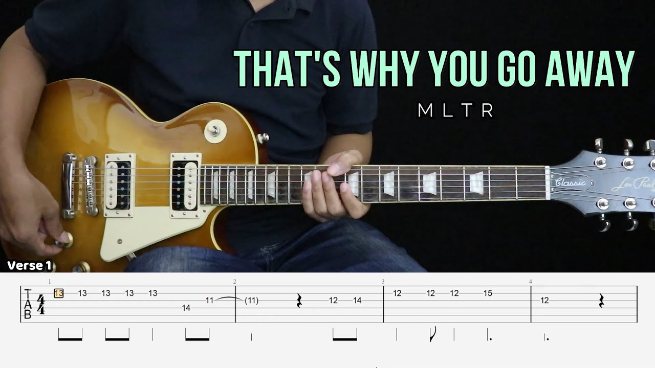 That's Why You Go Away - MLTR - Guitar Instrumental Cover + Tab