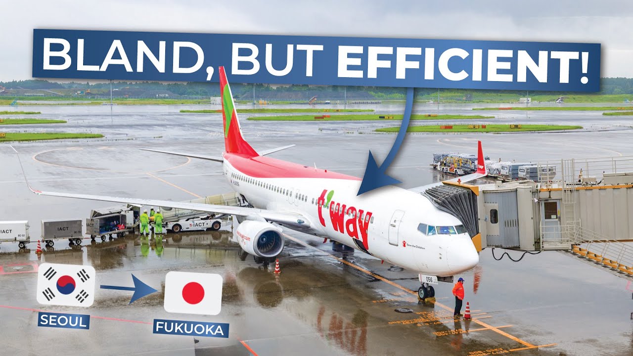 TRIPREPORT | t'way Airlines (ECONOMY) | Boeing 737-800 | Seoul Incheon - Fukuoka