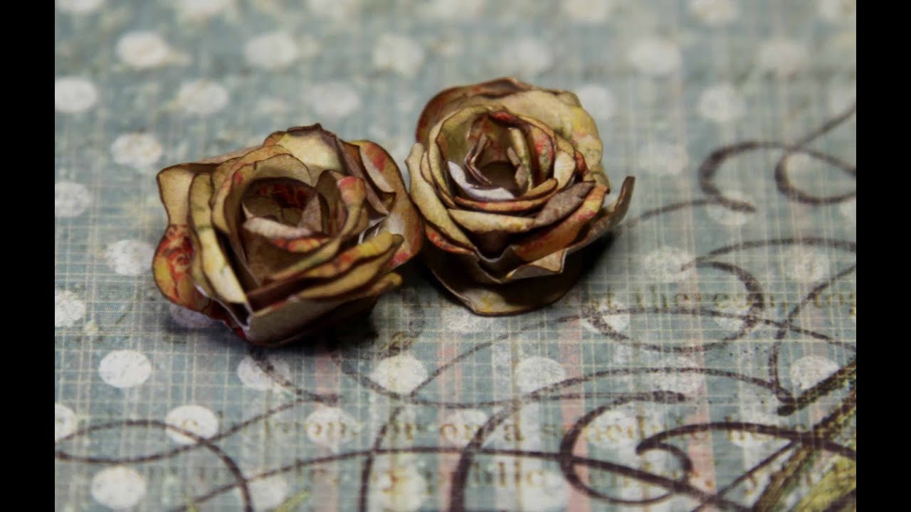 How to make Rolled Roses or Spiral Blossoms