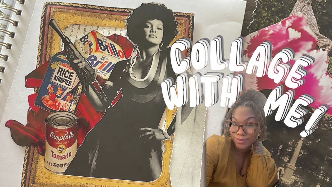 Collage with Me! +Vibe | How to Collage using Magazines