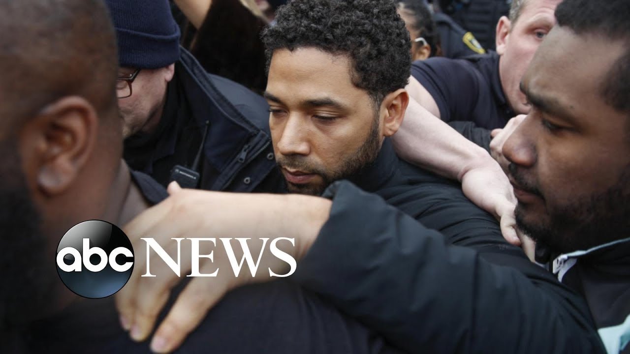 Jussie Smollett, out on bond, addresses 'Empire' cast