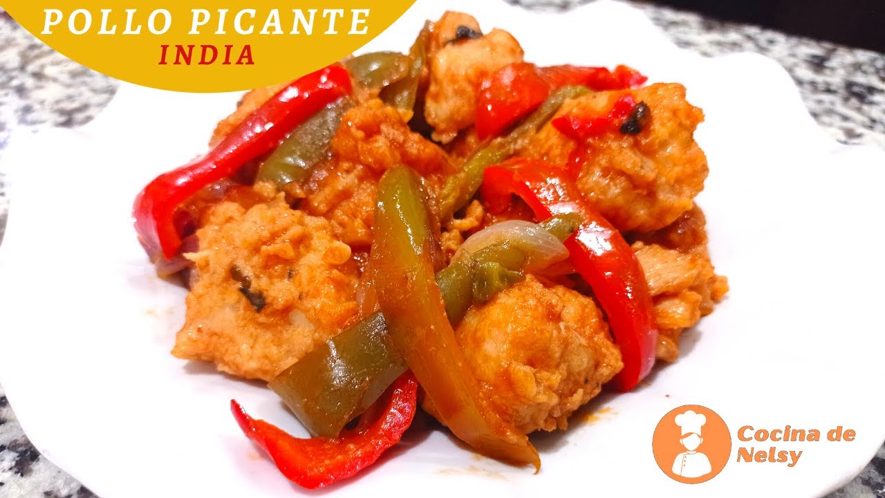 Pollo Picante Estilo Indio / Chilli Chicken / Spicy Chicken| Cocina de Nelsy #PolloPicante