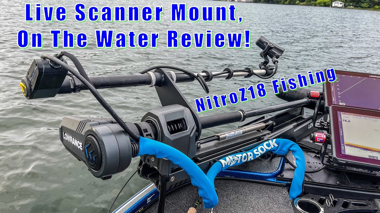 Live Scanner Mount For Lowrance Active Target and Garmin Live Scope, On The Water Review!
