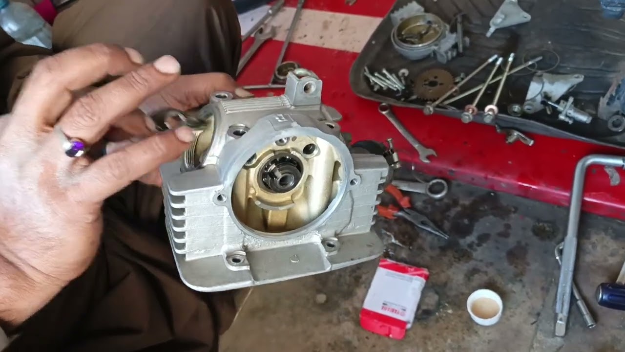 #mechanic#yamahariderstiming chain pistonringsreplacement complete review subscribe for more info 