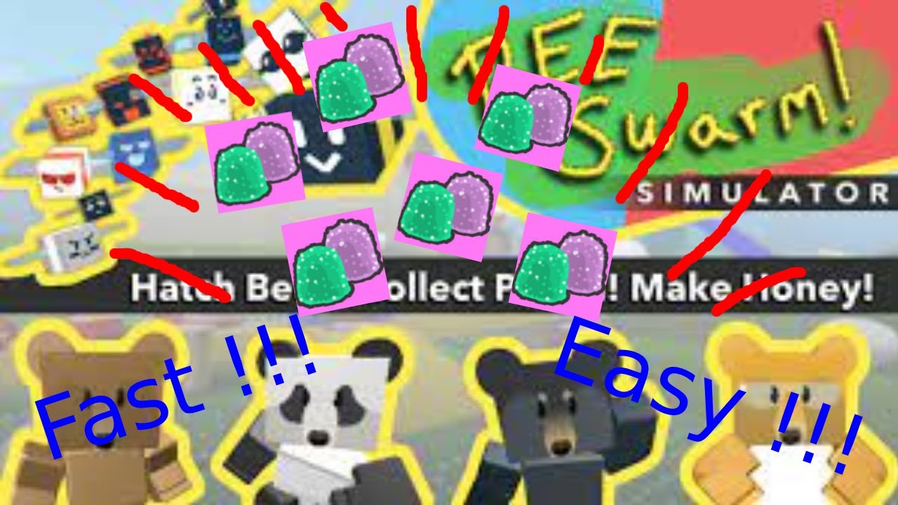 How to get Gumdrops fast in Bee Swarm