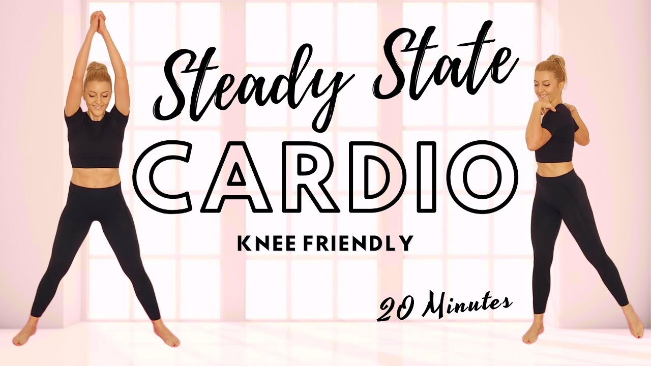 🔥20 Min Steady State Cardio🔥Moderate Pace Cardio for Weight Loss🔥NO JUMPING🔥KNEE FRIENDLY🔥NO REPEAT🔥