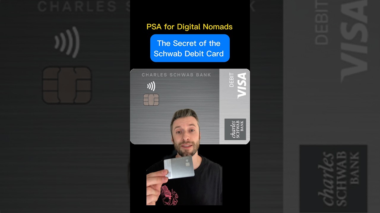 Why the Charles Schwab debit card is a no-brainer #travel #digitalnomad #traveling