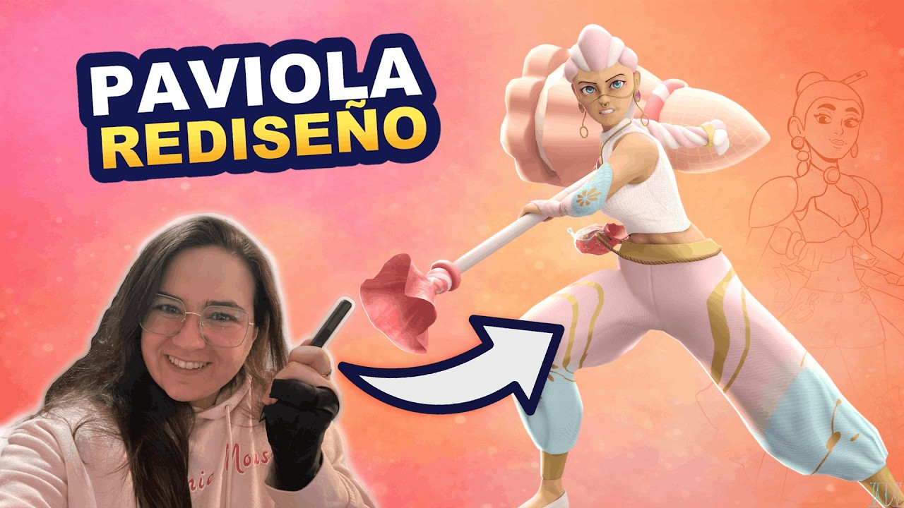 REDISEÑÉ a mi personaje después de 2 AÑOS (100% personal y original)