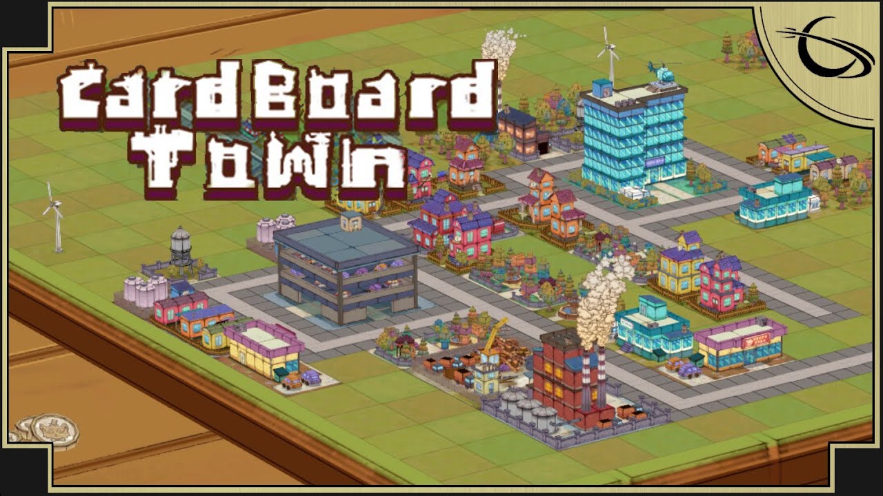 Cardboard Town - (Miniature City Builder)