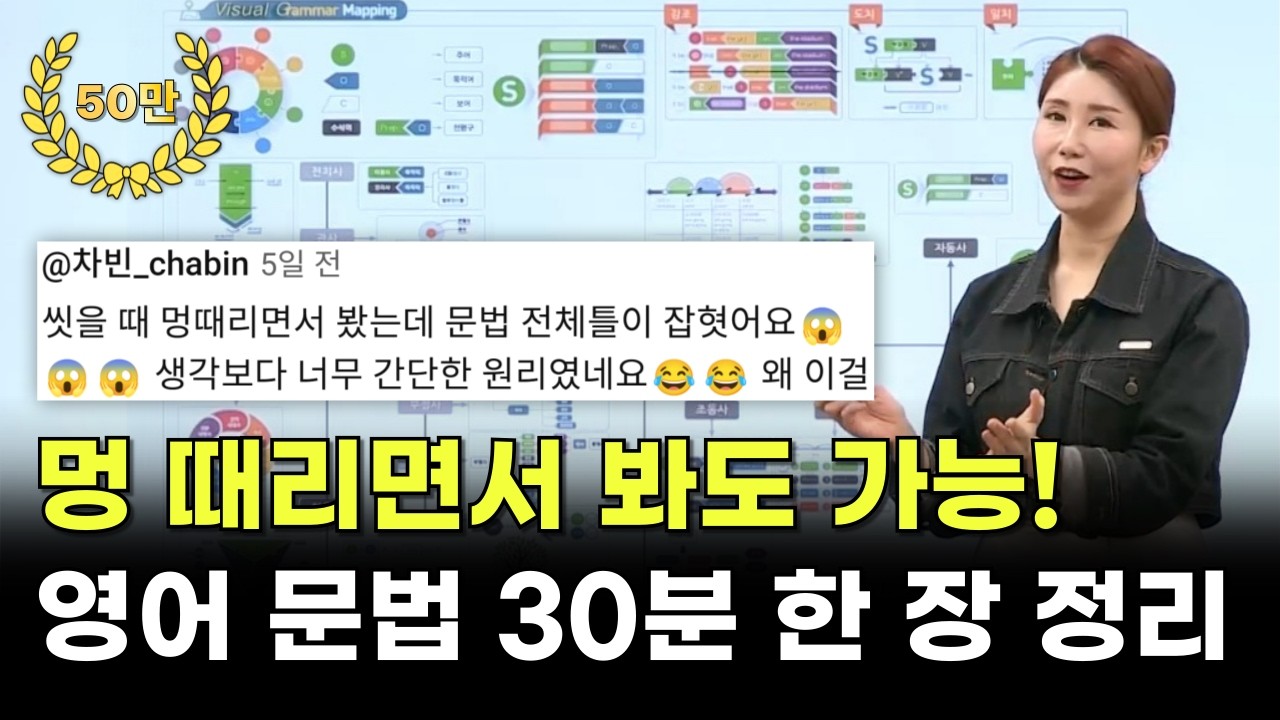 1시간도 안 걸린다고? 영어 문법 흐름 한 번에 정리하기ㅣ 성정혜 영어