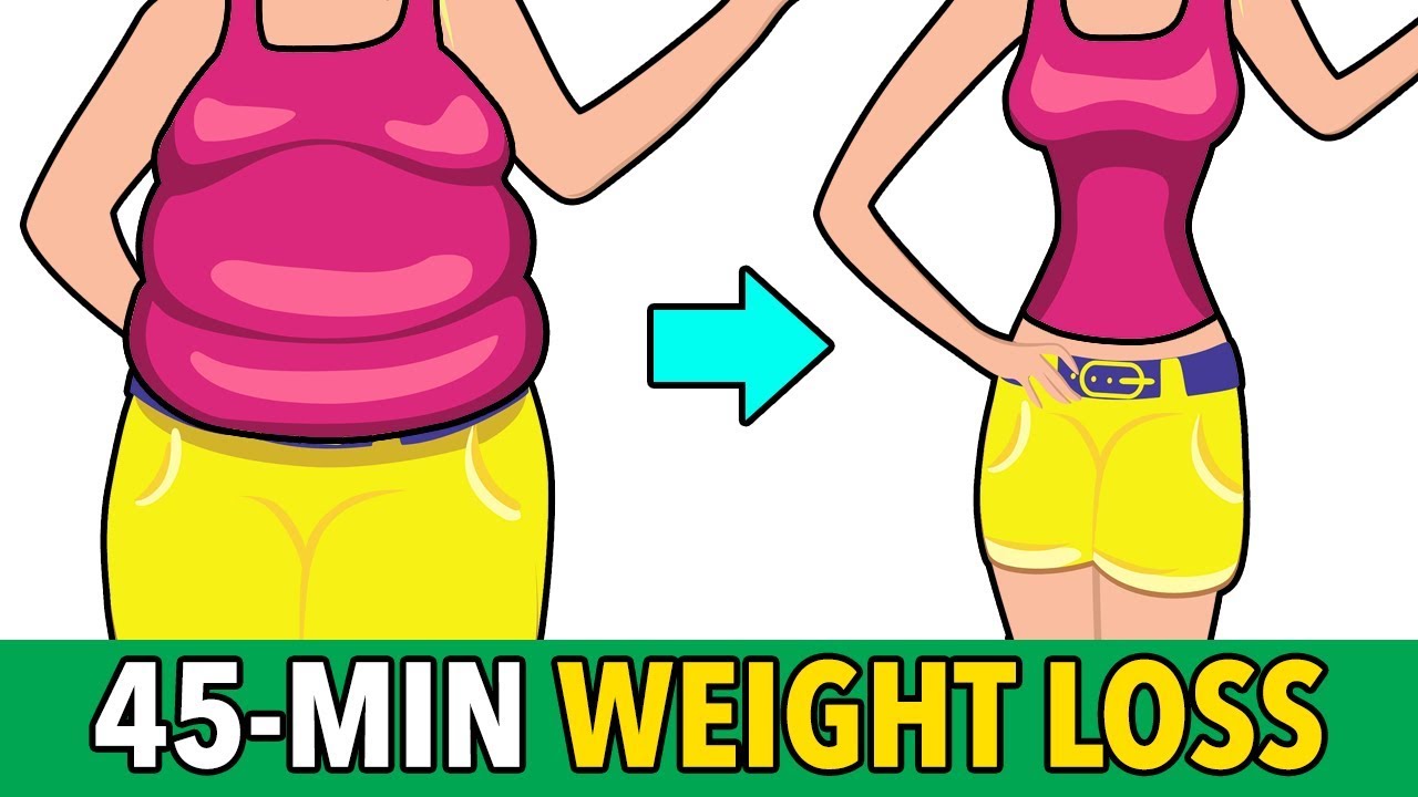 45-Min Full Body Weight Loss At Home - All Body Parts