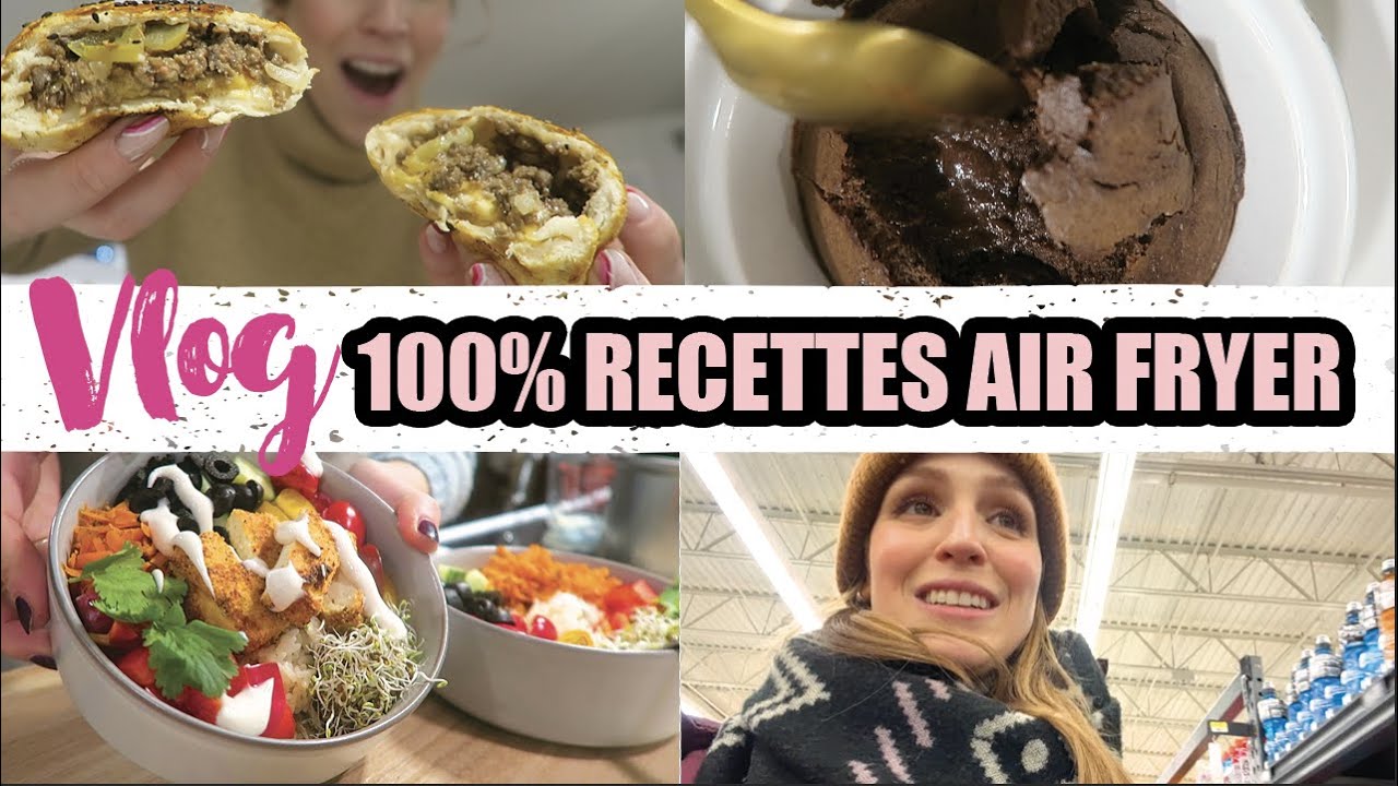 Je teste que des recettes AIR FRYER pendant une semaine ! 🤤🍔