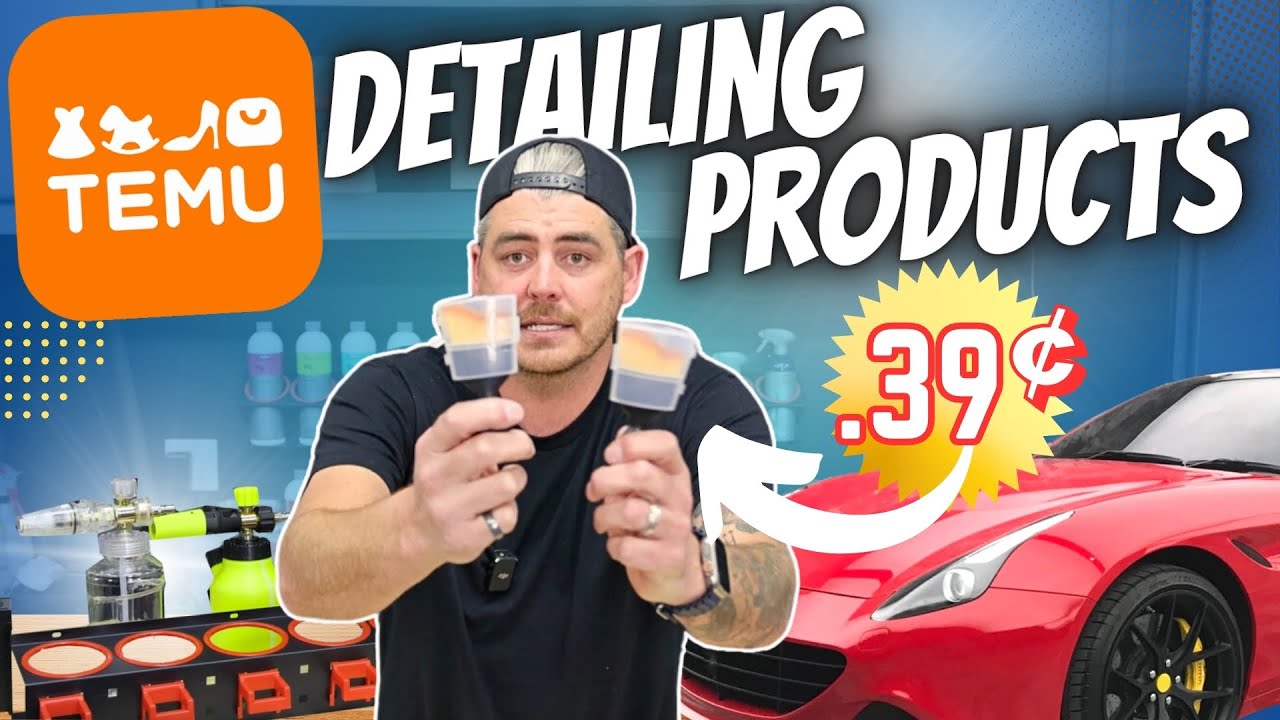 Best DETAILING PRODUCTS from TEMU | Budget Car Detailing Supplies