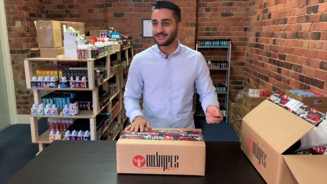DR VAPES NICOTINE SALTS & PINK SERIES UNBOXING
