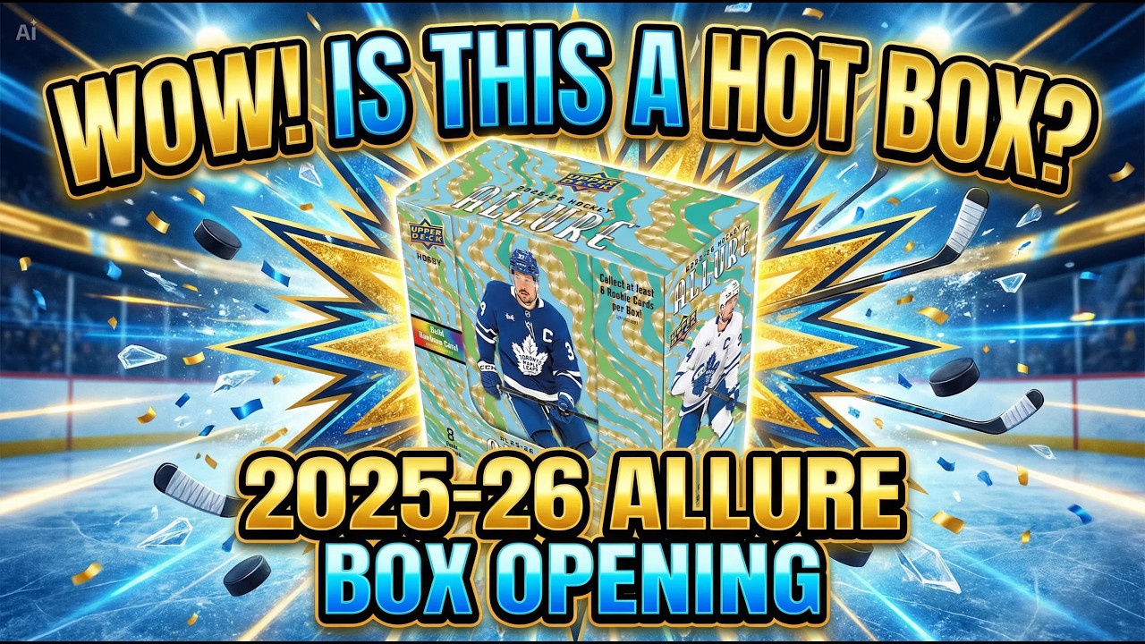 WOW! IS THIS A HOT BOX?  2025-26 ALLURE UPPER DECK HOCKEY CARDS BOX OPENING
