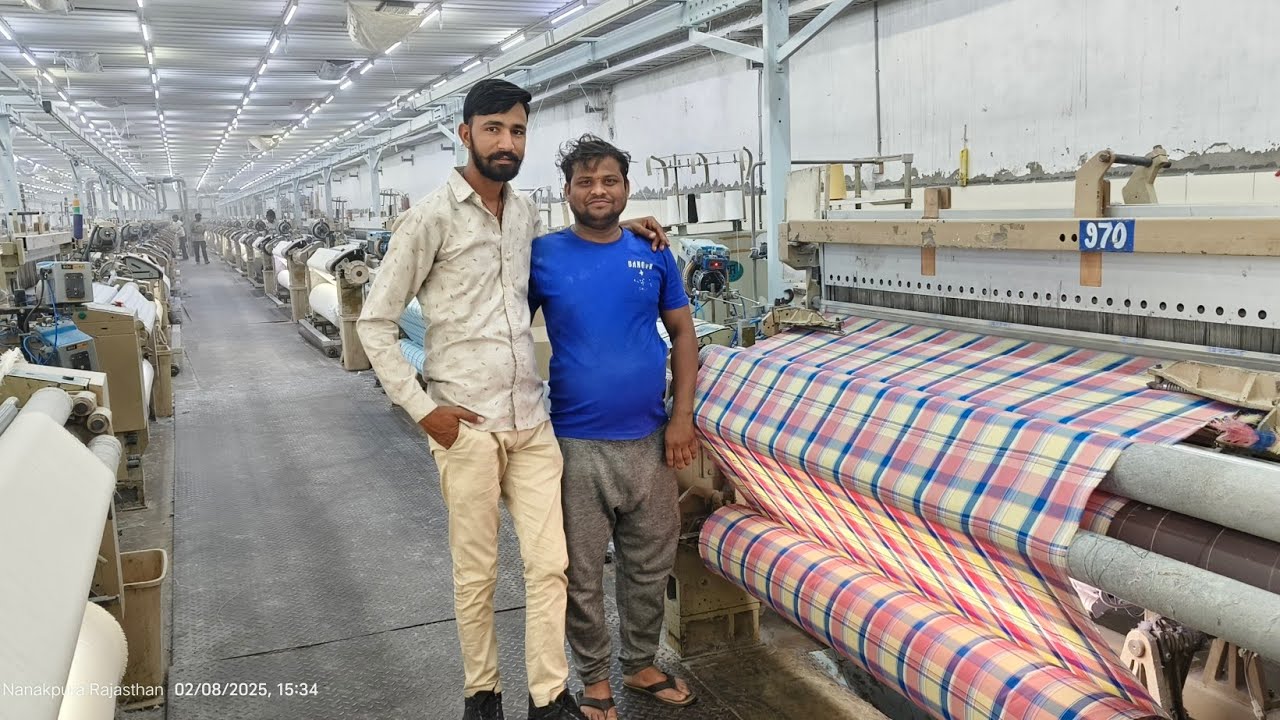 sudakoma cheks quality loom, loom nb. 970 #textile #viralvideo #ringframe #machine 0