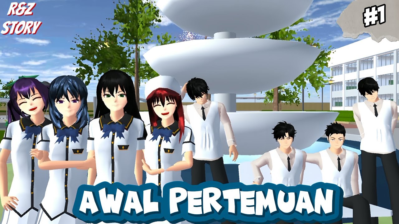 Z&R STORY #1 (AWAL PERTEMUAN) || SAKURA SCHOOL SIMULATOR • DRAMA SSS •