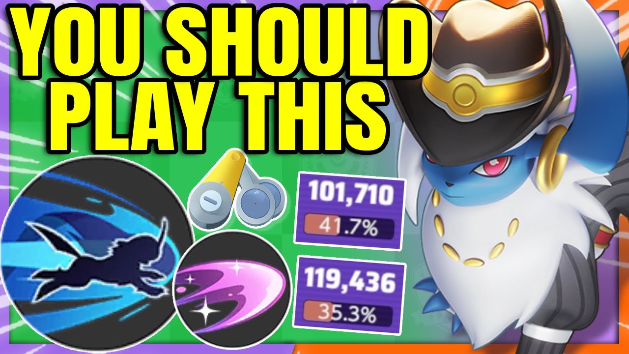 I forgot how Strong this NIGHT SLASH ABSOL BUILD is | Pokemon Unite