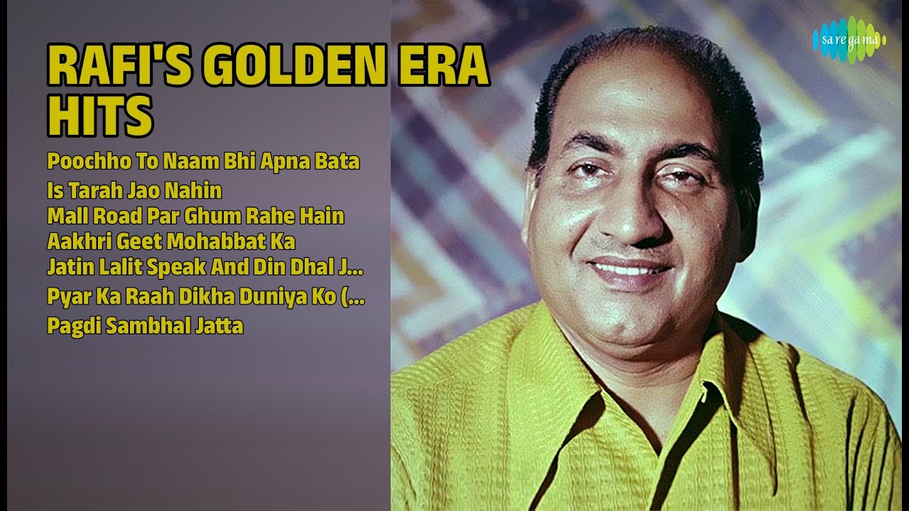 रफ़ी के नगमे: एक सुनहरा दौर | Mohammed Rafi Songs | Poochho To Naam Bhi Apna Bata