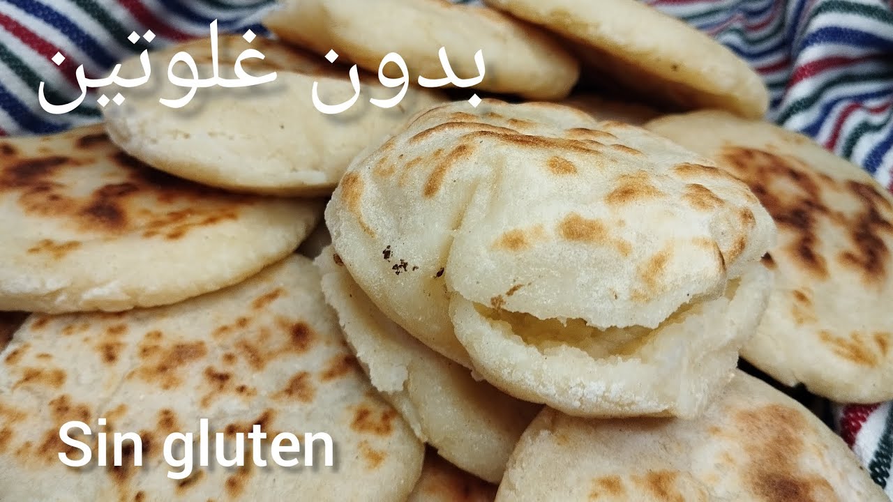 تحت الطلب ميني بطبوط بدون غلوتين ناجح 💯 بدون دلك سهل وسريع pan de pita sin gluten