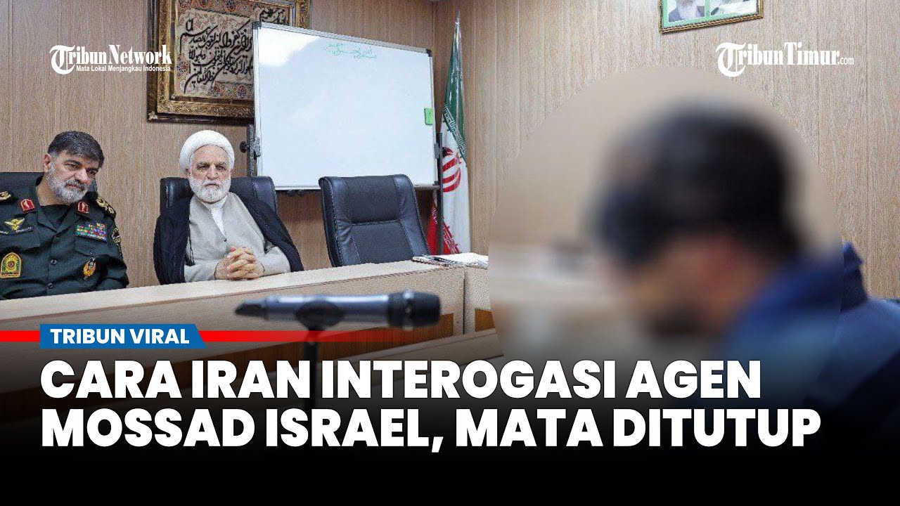 Lihat Cara Iran Manusiakan Agen Mossad Israel saat Ditangkap dan Diinterogasi di Dalam Ruangan