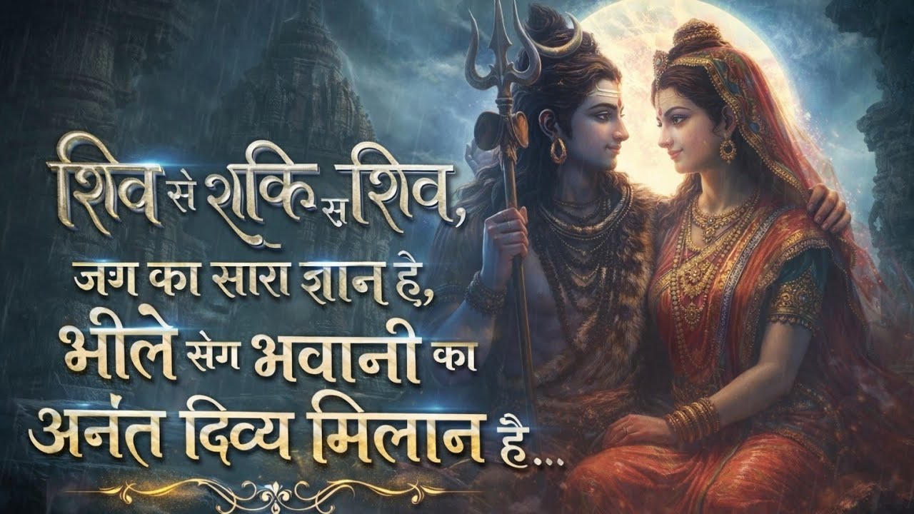 🕉️ शिव से शक्ति शक्ति से शिव | Shiv Shakti Milan Bhajan | Bhavani Shankar Bhajan 2026