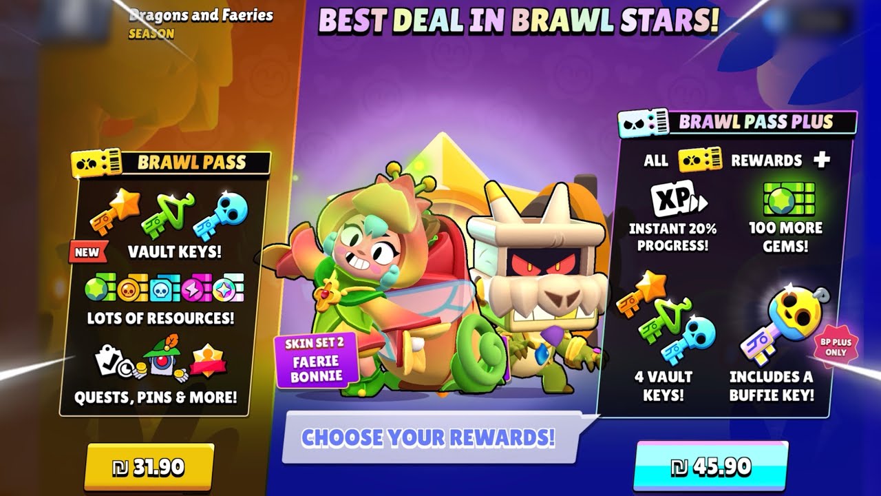 Brawl Pass Season 49!😎💳 + Dragons and Fairies Skins!🐲🧚‍♀️- Brawl Stars