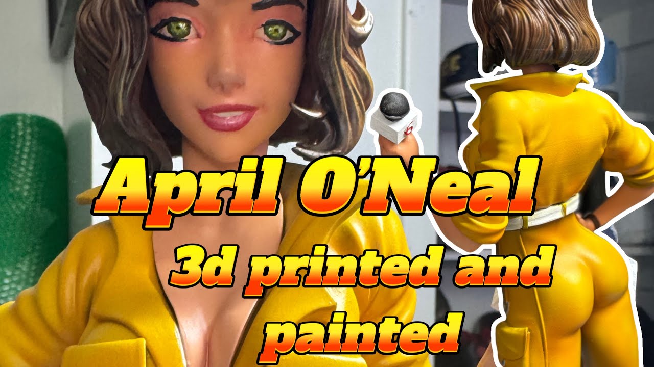 How to Paint a 3D Printing of April O'Neil (TMNT)