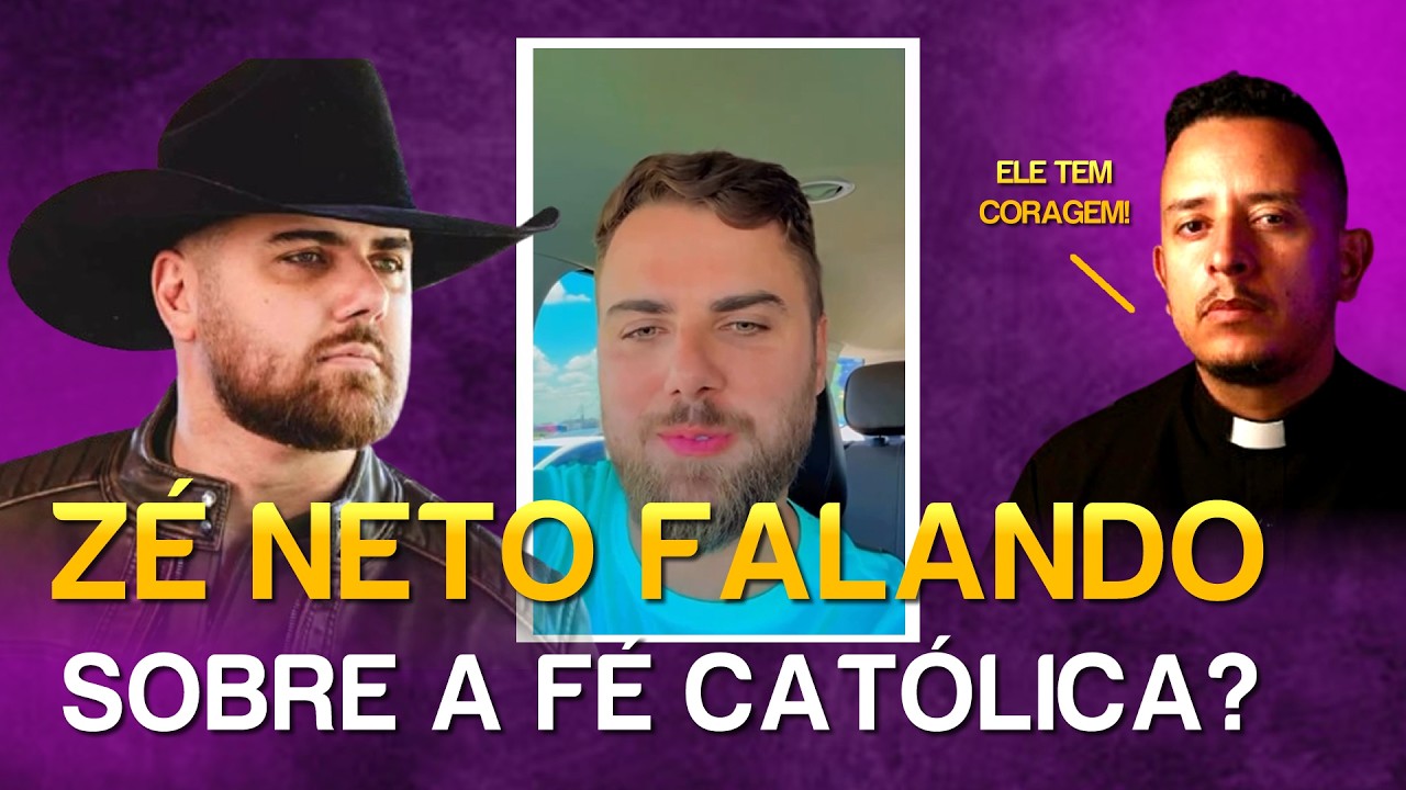 ZÉ NETO FALANDO DO CATOLICISMO? — FIQUEI ESPANTADO COM SUA CORAGEM