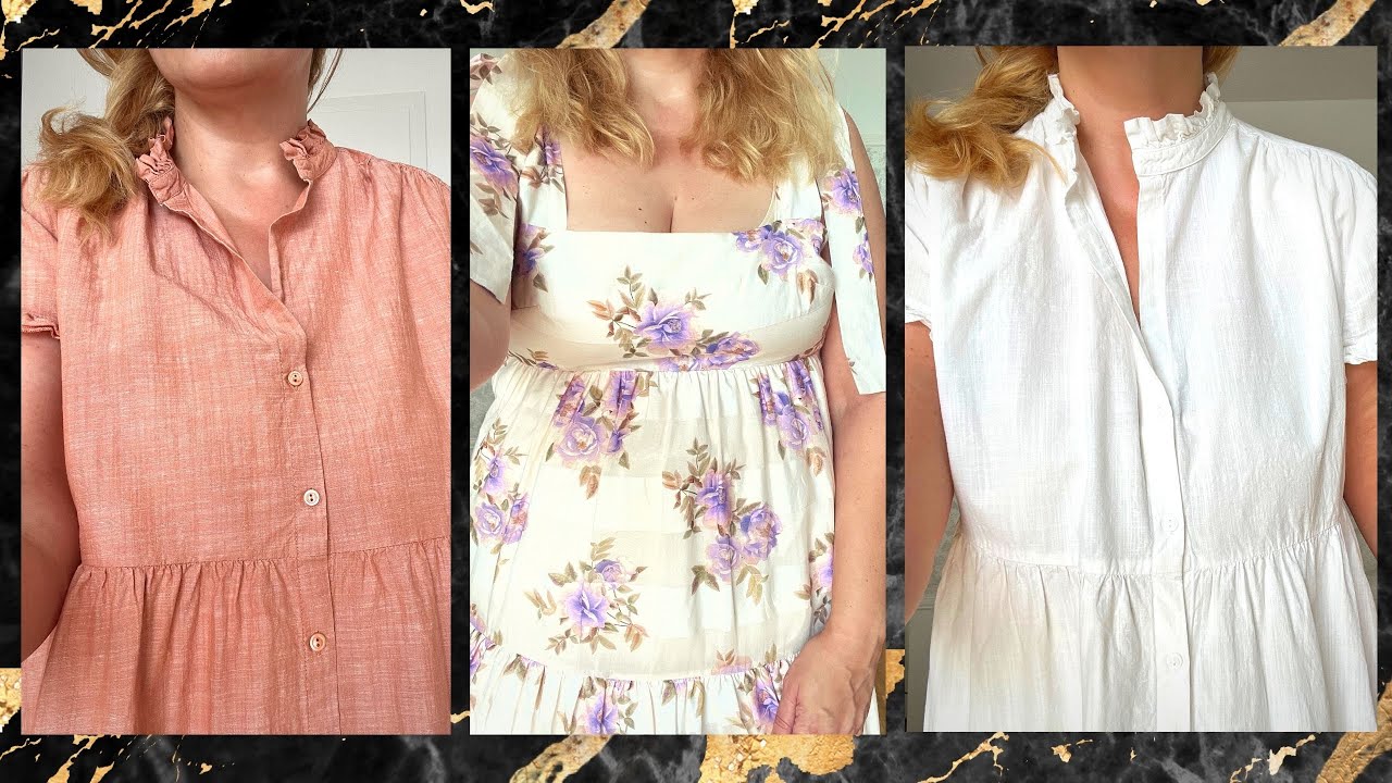 Zimmermann unboxing Luxus Dresses & Hessnatur  Kleider nachhaltig, fair, bio, try on werbung vs real