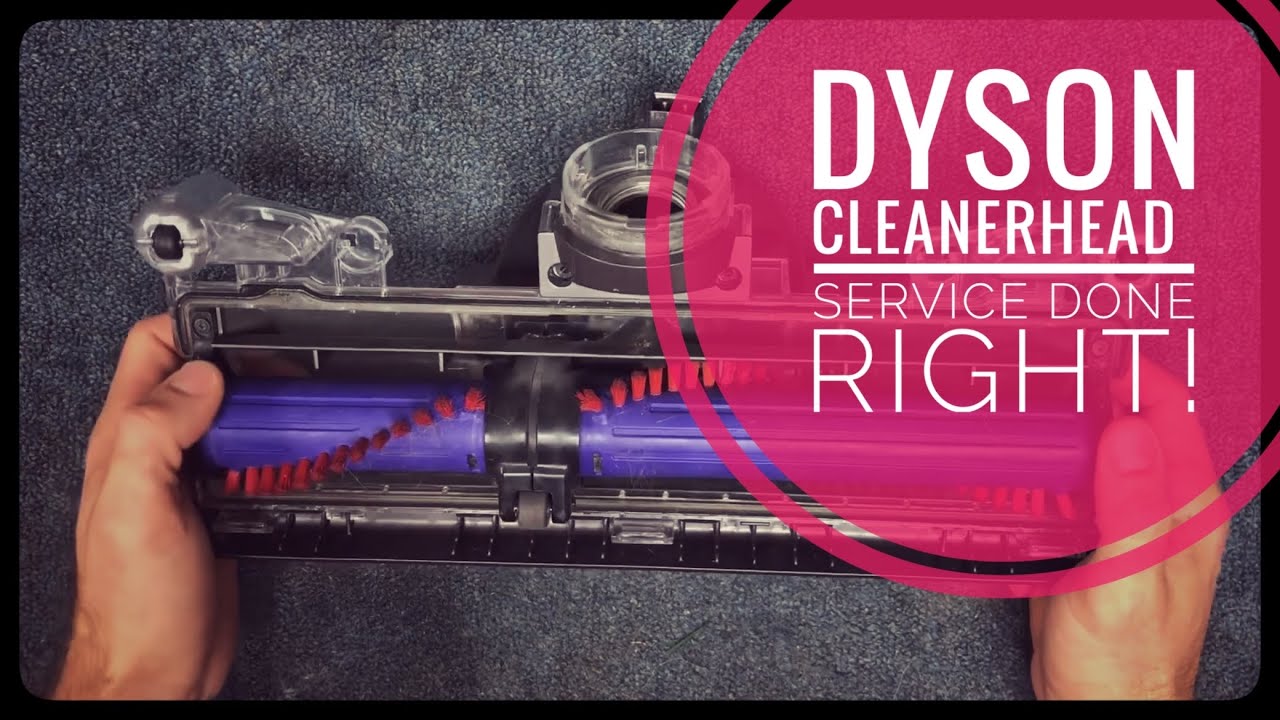 Мастер показывает, как правильно чистить насадку пылесоса Dyson DC40, DC41, DC65, UP13, UP14