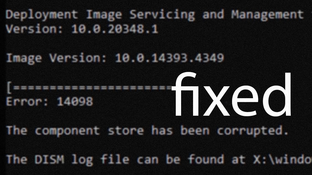 Fix: The Component Store has Been Corrupted on Windows 10/11