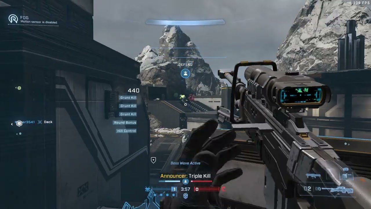 Halo Infinite Gruntpocolpyse on Cliffhanger